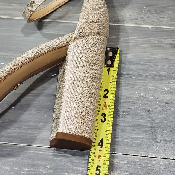 Sam Edelman‎ Yaro Dress Sandals Chunk Block Heels 8.5 - Picture 16 of 16